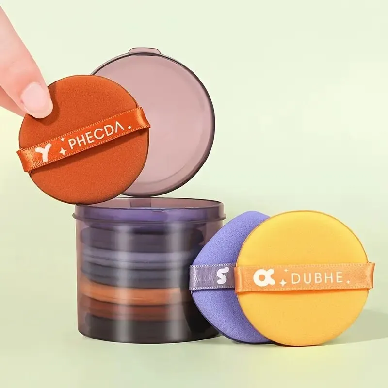 Air Cushion Powder Puff | Non Latex Dry And Wet BB Cream Makeup Sponge | Round Triangular Sponge Puff | Cosmetics Tool