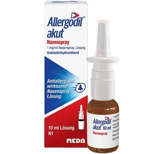 Antiallergic, antihistamine, hay fever, ALLERGODIL acute nasal spray