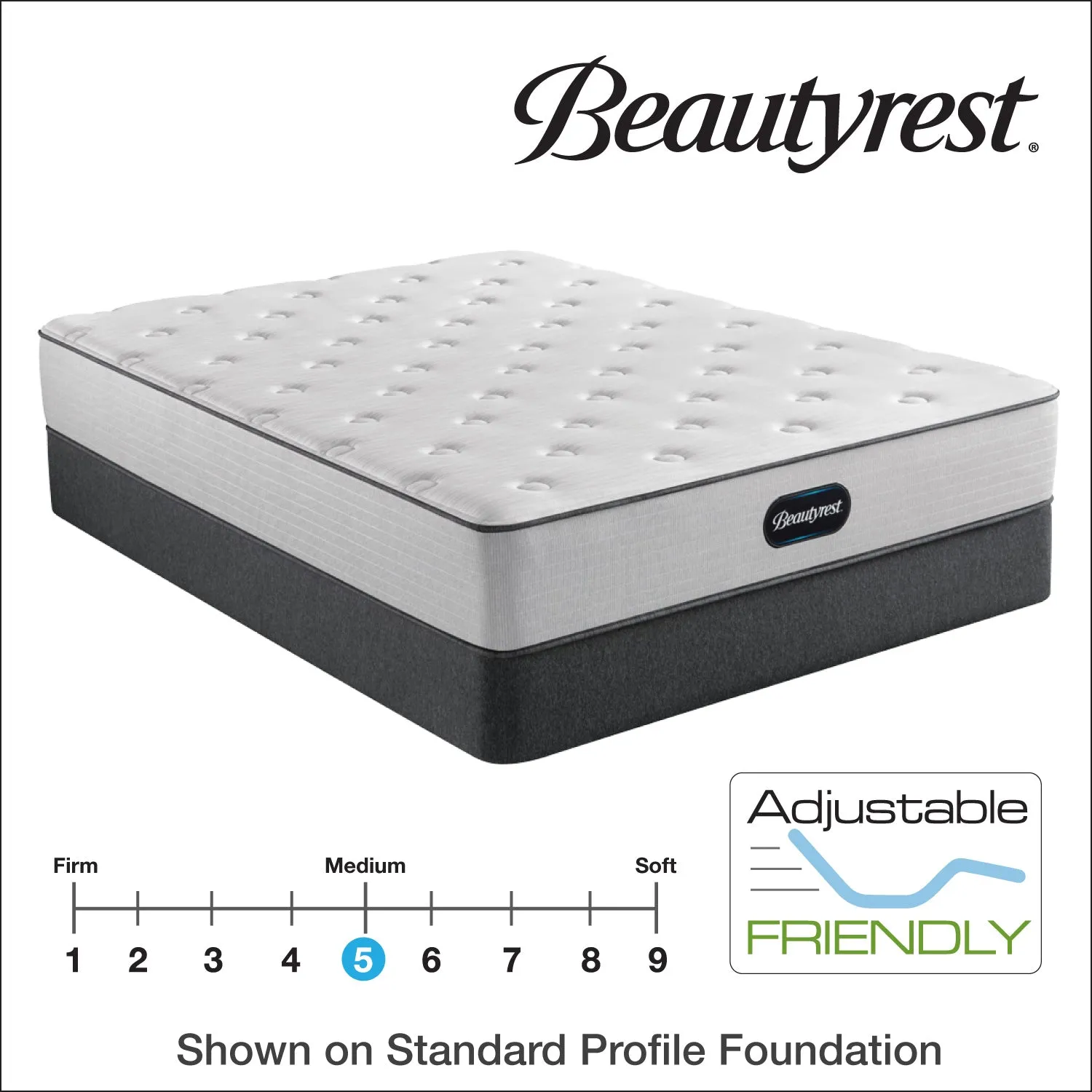 Beautyrest 12" BR800 Medium Mattress