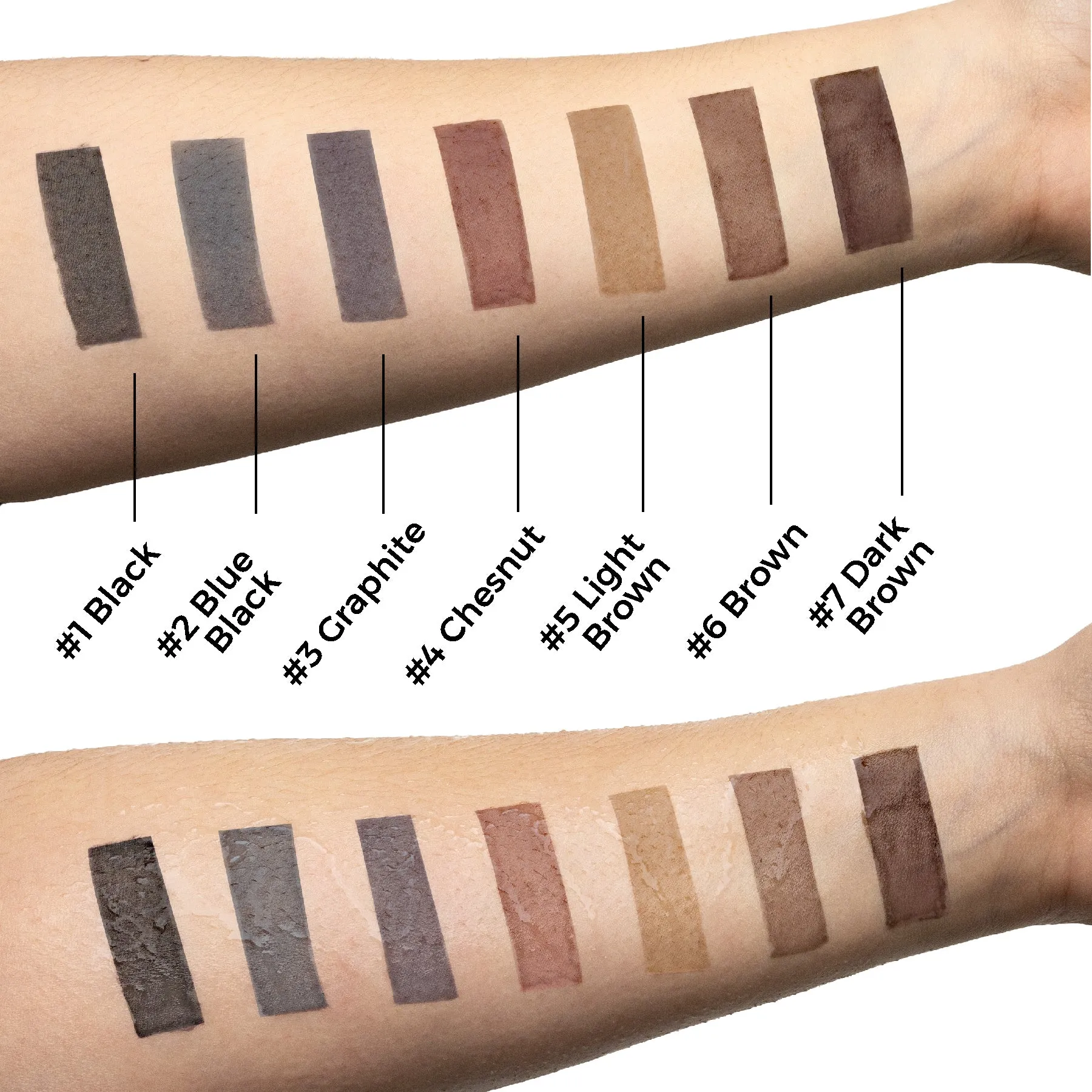 Bronsun Brow and Lash Cream Dye - Dark Brown #7, 15ml
