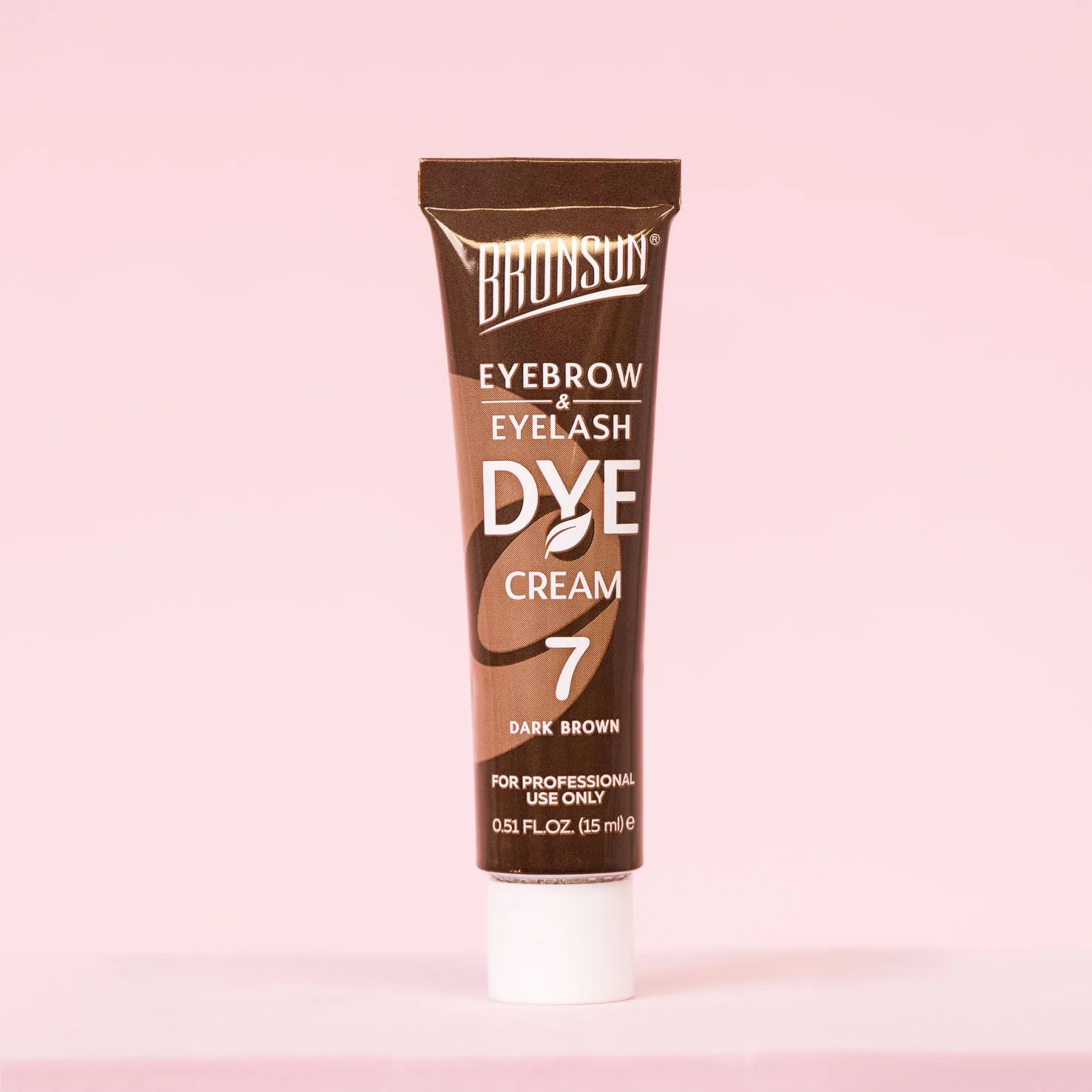 Bronsun Brow and Lash Cream Dye - Dark Brown #7, 15ml