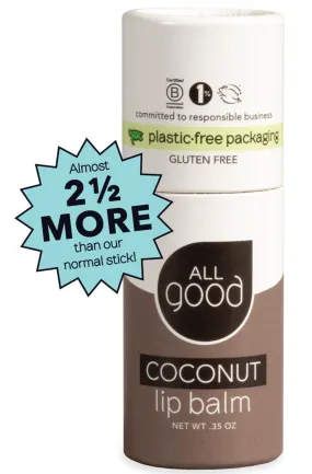 Coconut Lip Balm- Plastic Free Container