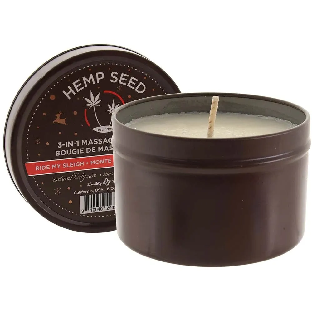 Earthly Body Hempseed 3-in-1 Massage Candle