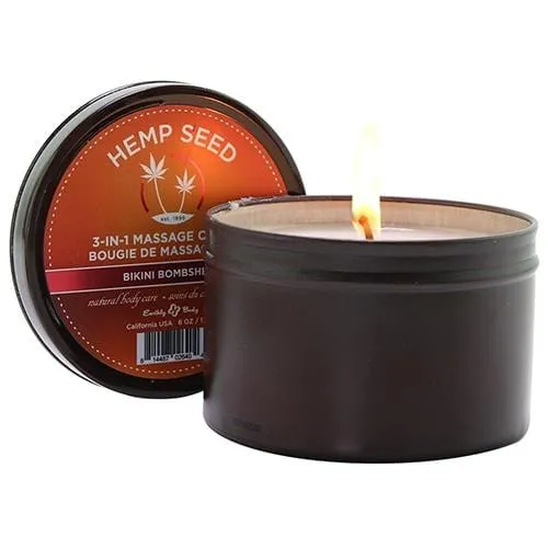 Earthly Body Hempseed 3-in-1 Massage Candle