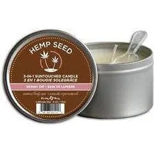 Earthly Body Hempseed 3-in-1 Massage Candle