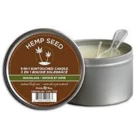 Earthly Body Hempseed 3-in-1 Massage Candle