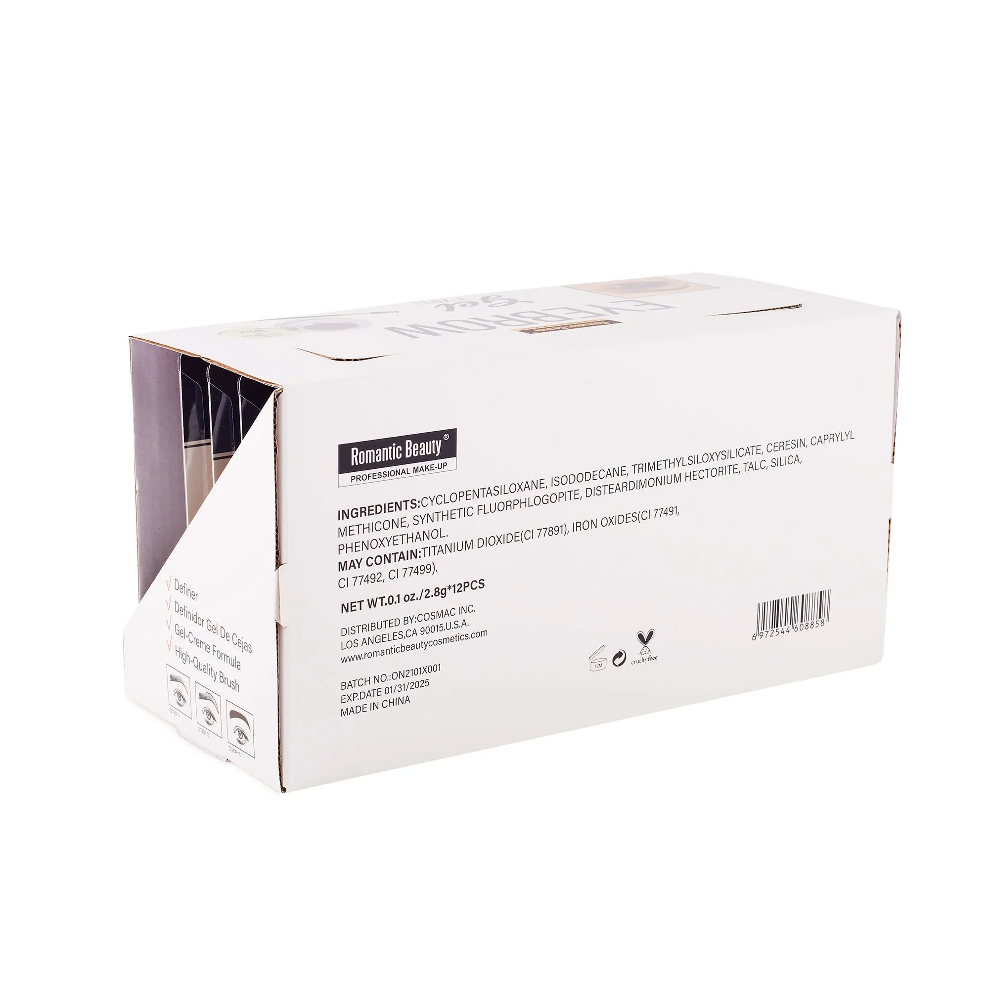 Eyebrow Gel - 3 Shades