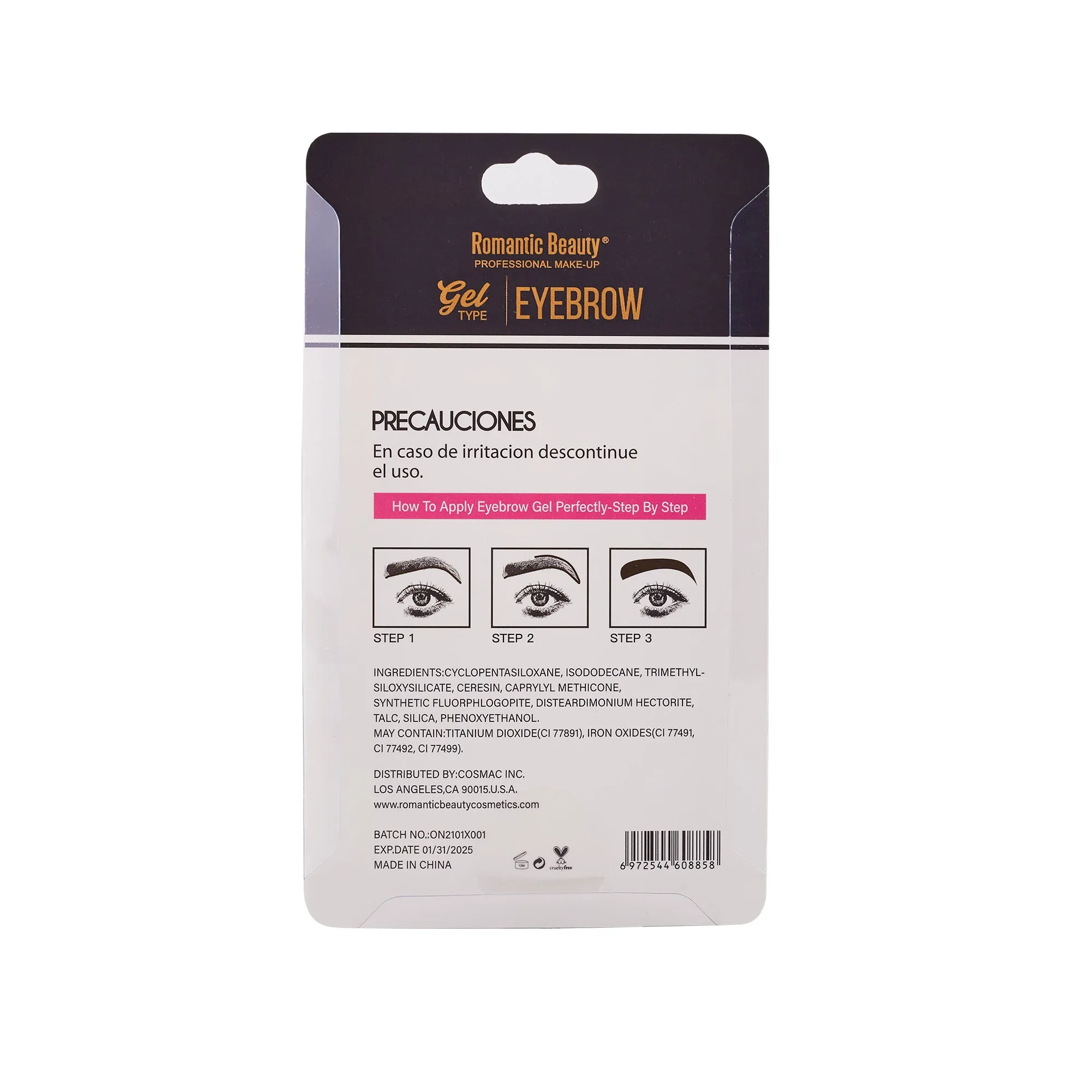 Eyebrow Gel - 3 Shades