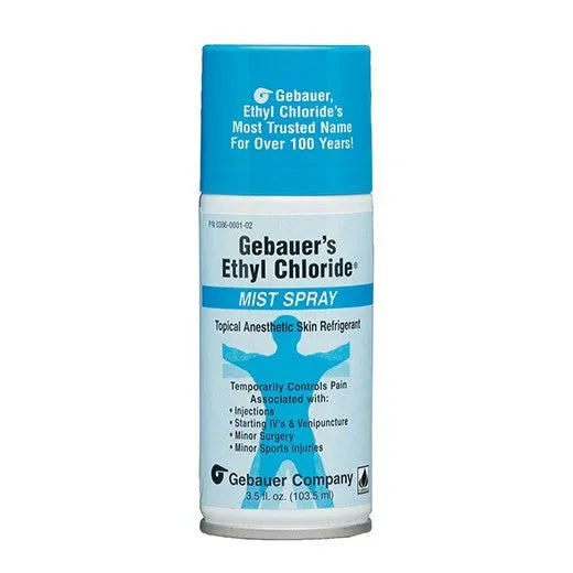 Gebauer's Ethyl Chloride Skin Refrigerant Mist Spray (Topical Anesthetic)