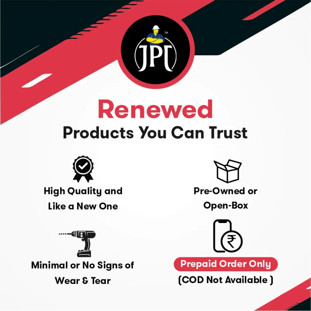 JPT 600W High Power HVLP Electric Paint Spray Machine | 3 Spray Patterns | 360° Directional Nozzle | 1000ml Detachable Container | Fast and Flawless Painting Perfection | Great Coverage and No Drips ( RENEWED )