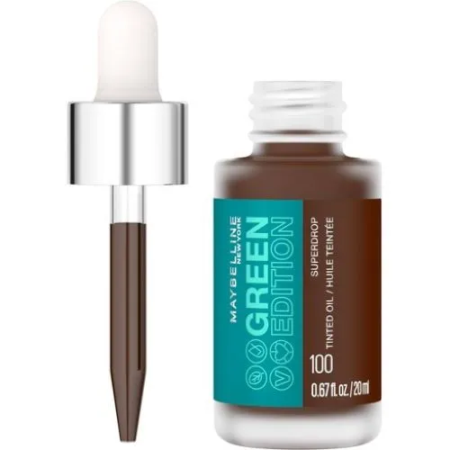Maybelline Green Edition Superdrop Tinted Oil Foundation 100