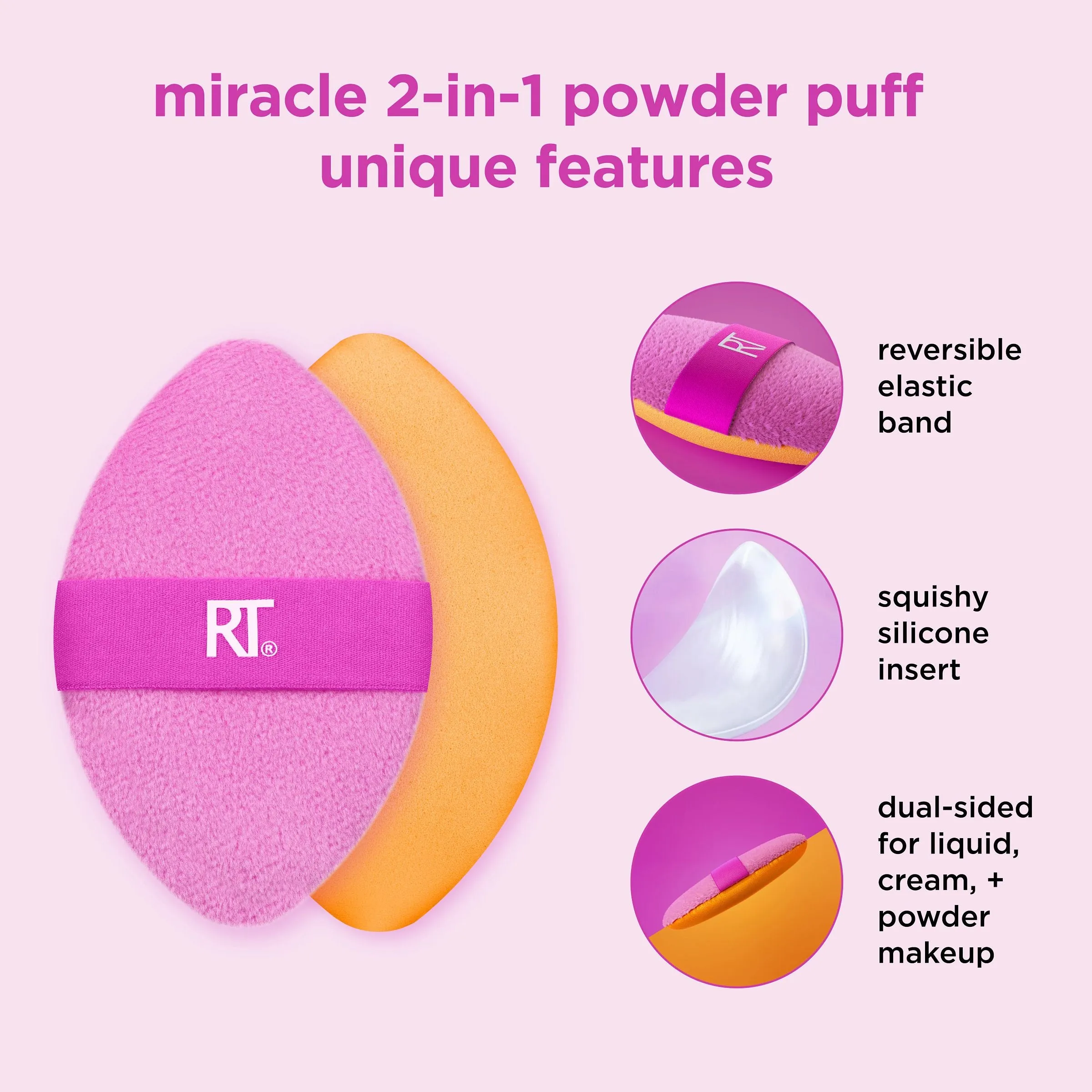 Miracle 2-In-1 Powder Puff