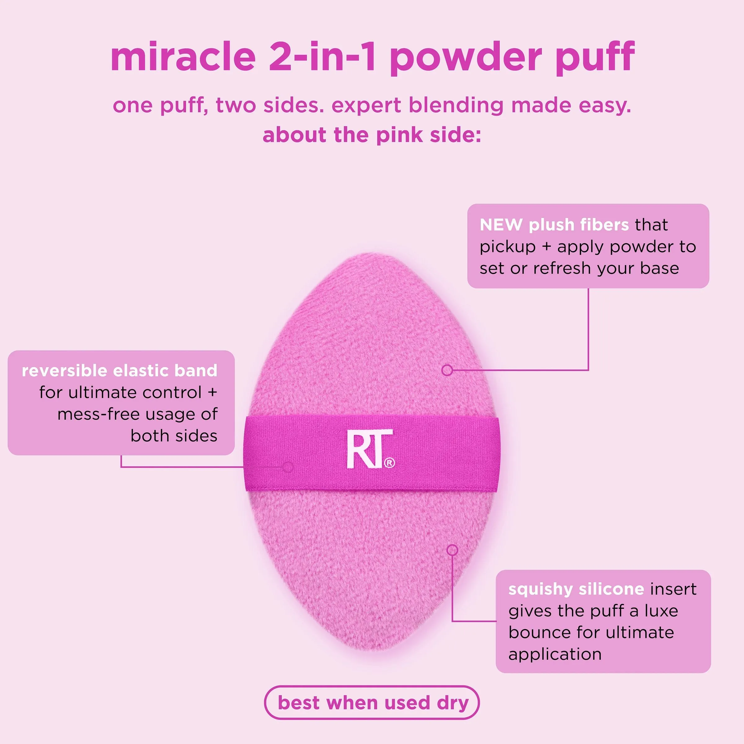 Miracle 2-In-1 Powder Puff