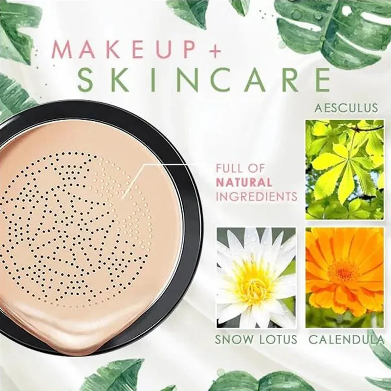 Mushroom Head Air Cushion BB Cream Foundation - Hydrating, Light Coverage, Radiant Skin