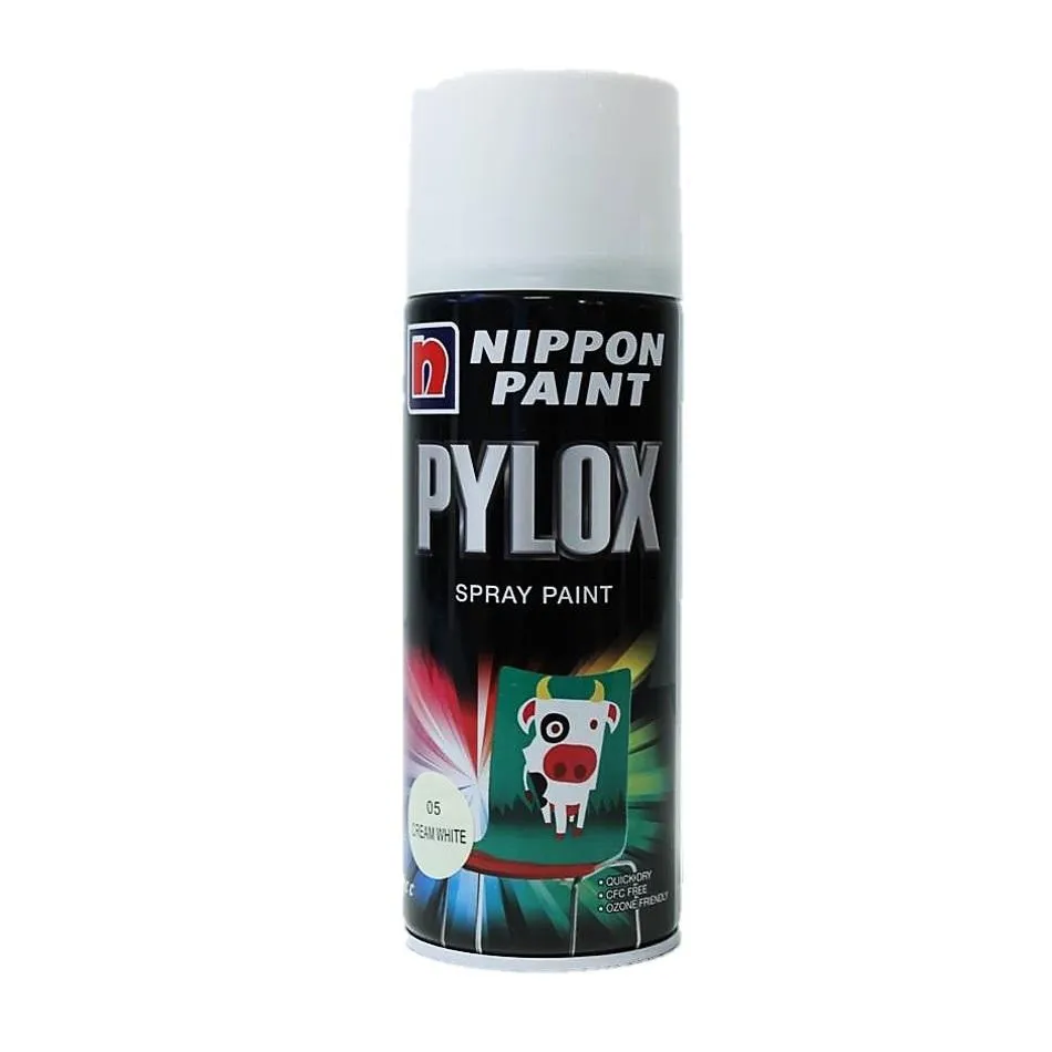 Nippon Pylox Spray Paint 05 Cream White 400Cc